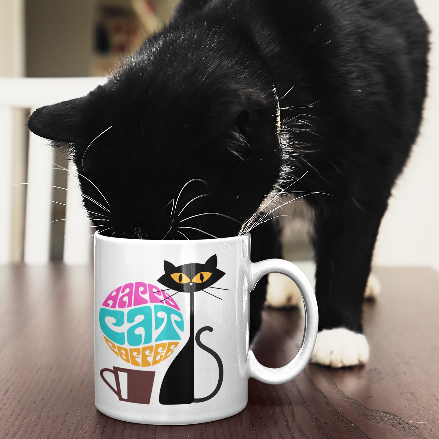 Happy Cat Coffee Mug!